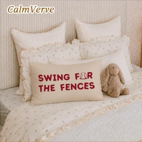 Baseball Room Decor for Boys，Baseball 12x20 Pillow Cover - Image 6