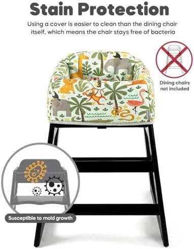 Mamatepe Reusable Baby High Chair Cover - Image 2