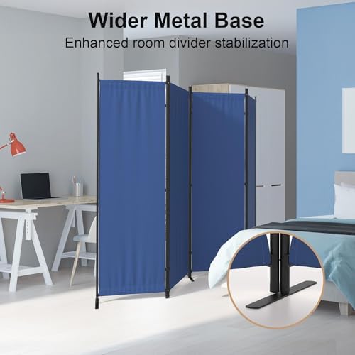 Partition Room Divider 4 Panel Portable Wall - Image 6