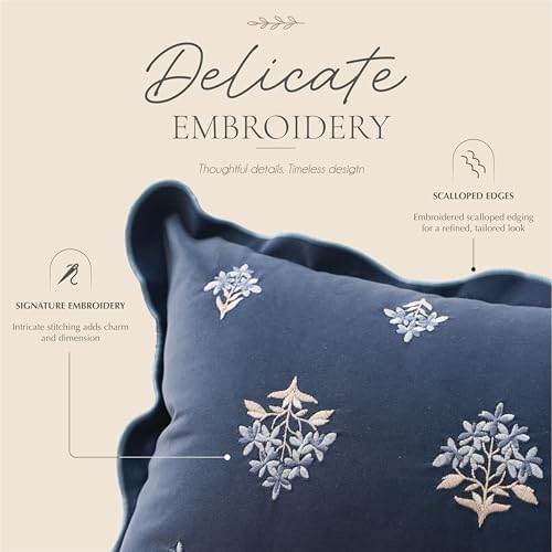 BlissBlush Lumbar Pillow Cover 12x20, Decorative Accent Cushion Cover - Image 2