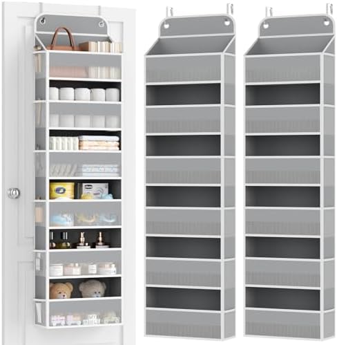 Yecaye 2 Pack Over The Door Organizer, 6-Tier Closet Door Hanging Organizer by Yecaye