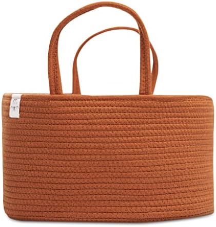 Natemia Rope Diaper Caddy Organizer – Nursery Storage Basket - Image 4