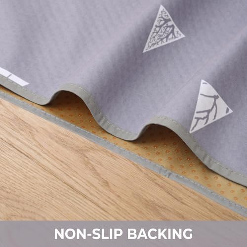 51” Baby Splat Mat for Under High Chair/Arts/Crafts, WOMUMON Washable - Image 4