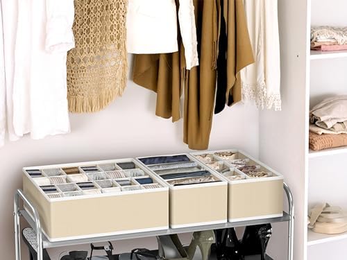 Simple Houseware Closet Underwear Organizer Drawer Divider Assorted 7 pcs - Image 5