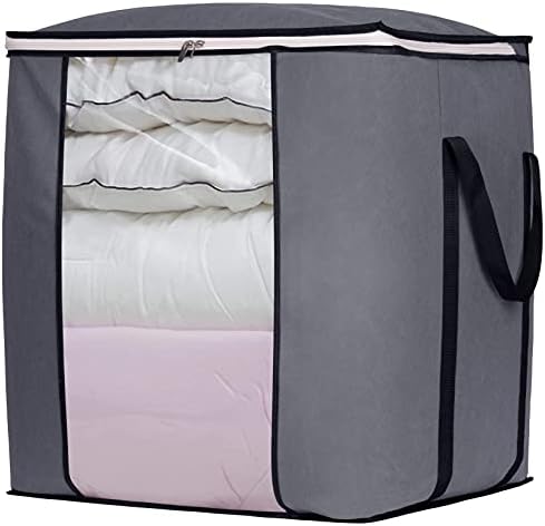 SLEEPING LAMB 120L Extra Large Blanket Storage Bags Breathable Clothes Storage by SLEEPINGLAMB