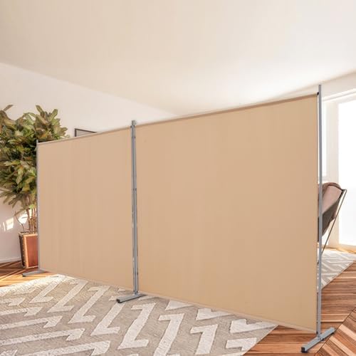 Rantila 2 Large Panels Room Divider, Portable Office Divider, Convenient Movable by RANTILA