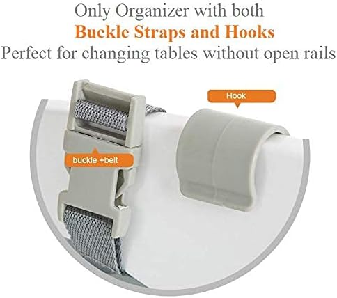 Premium Nursery Organizer for Baby Essentials | Hang on Crib, Changing Table - Image 6