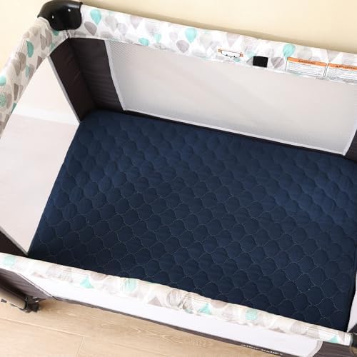 david's kids 2 Pack 38''x25'' Waterproof Mini Crib Mattress Protector, Fitted - Image 4
