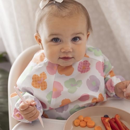 Tiny Twinkle Long Sleeve Bib for Babies & Toddlers | Waterproof Smock Bib for - Image 2