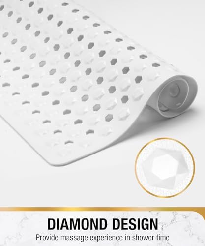 HITSLAM Shower Mat Anti Slip, Square Bath Mat - Image 5