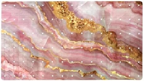 Bathtub Mat Non Slip 26.8x15.1In, Bathroom Decor PVC Shower Mats by Anna+Cowper