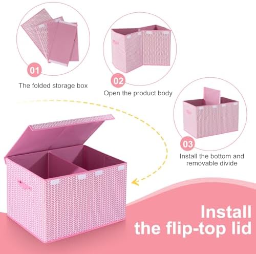 Mayniu Extra Large Toy Box Chest - Image 6