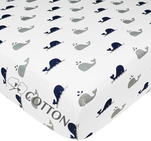 American Baby Company Cotton Fitted Crib Sheet 52x28" - Image 2
