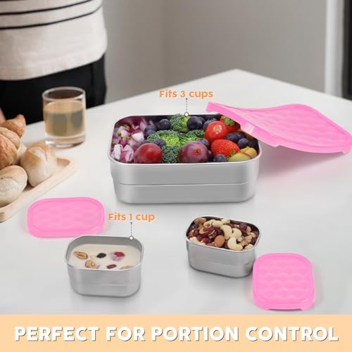 Tanjiae Small Stainless Steel Lunch Containers - Image 6
