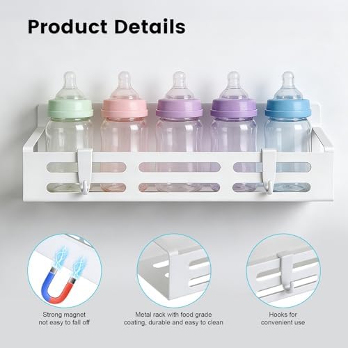 4 Pack Magnetic Baby Bottle Organizer - Image 2