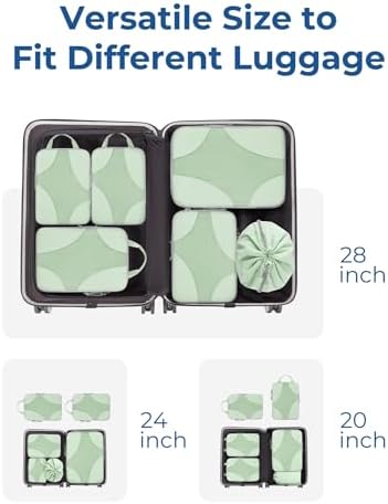 Bagsmart Compression Packing Cubes, Travel Bag Cruise Ship Essentials - Image 6