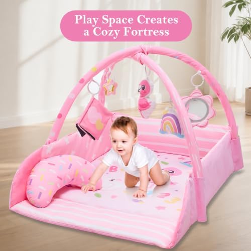 Baby Gym Play Mat, 8-in-1 Tummy Time Mat - Image 6