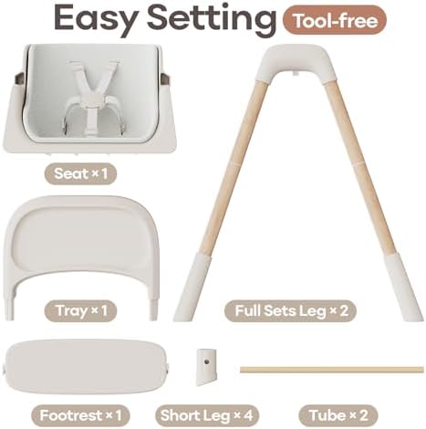 Mloong High Chair for Babies and Toddlers - Image 6