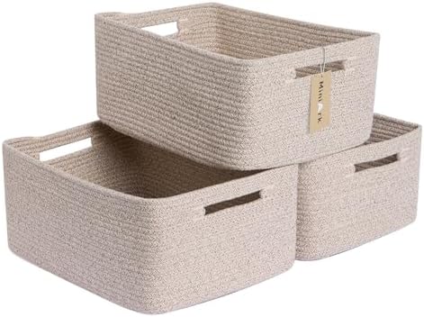 MiniArk Large Storage Baskets for Shelves, Baby Nursery, Toy Baskets Box by MiniArkStorageBasketsHome