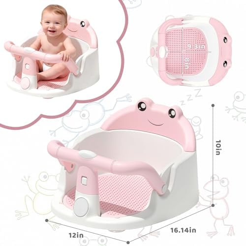 Baby Bath Seat for Babies 6 Months & Up, Non-Slip Toddler Bath Seat - Image 7