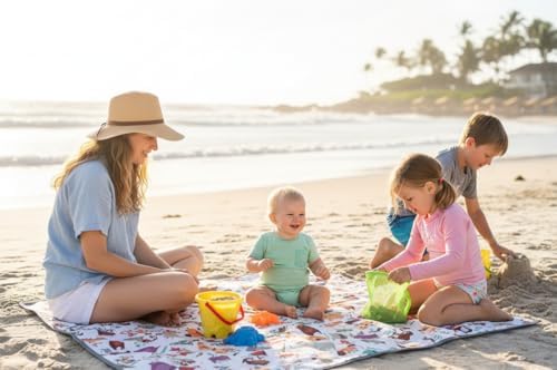 Waterproof High Chair Splat Mat – Machine Washable Floor & Table Protector - Image 7