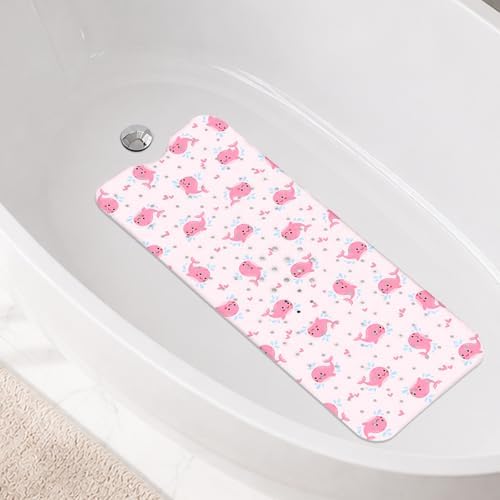 Whale Bath Mat for Tub Non Slip, Kids Bath Mat for Baby - Image 4
