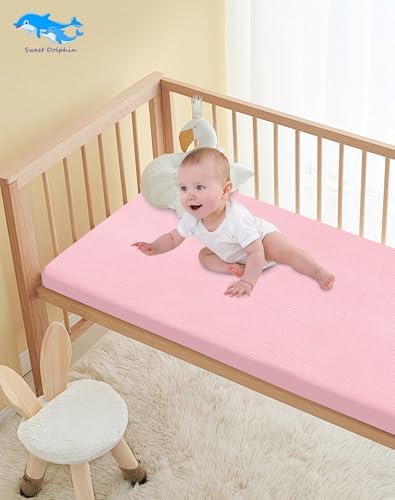 SWEET DOLPHIN 2-Pack Muslin Crib Sheets - Image 6