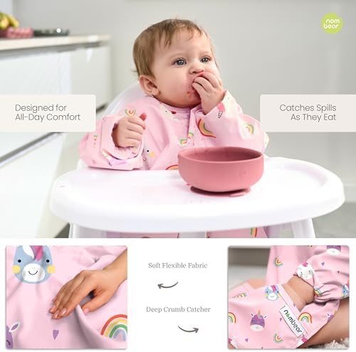 Waterproof Smock Baby Bibs for Eating - Image 3