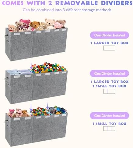 Kids Toy Box Chest with Lid - Image 6
