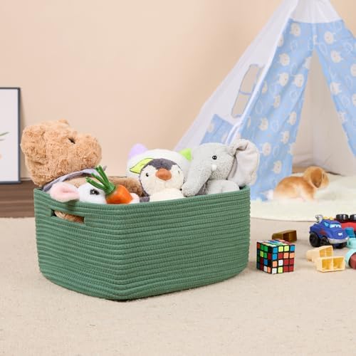 MiniArk Large Storage Baskets for Shelves, Baby Nursery, Toy Baskets Box - Image 5