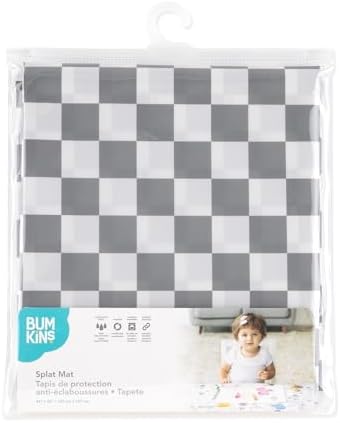 Bumkins Baby Splat Mat for Under High Chair, Babies Toddlers Eating Mess Mat - Image 6