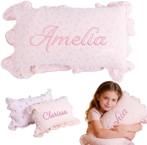 Personalized Embroidered Muslin Toddler Pillowcase by Unknown