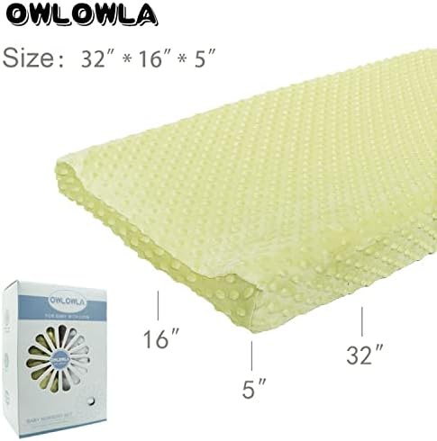 Owlowla 2Pack Changing Pad Cover Soft Minky Table Sheets Baby Boys Girls - Image 6