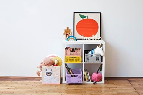 3 Sprouts Toy Storage Cube Bin, Foldable Storage Box - Image 4