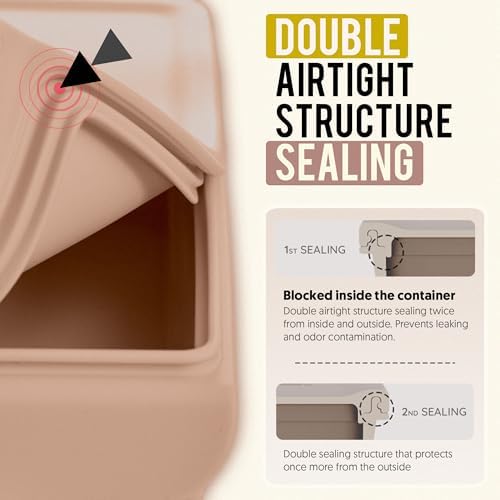 Silicone Baby Food Storage Container - 26oz 4 Compartment Stackable Meal Prep - Image 4