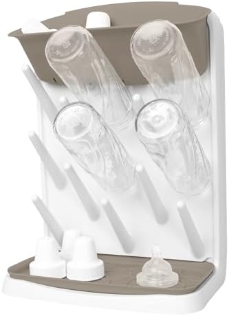 Ubbi Vertical Baby Bottle Drying Rack, Space Saving Countertop Drying Rack Baby by Unknown