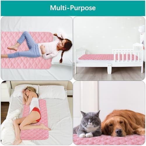 Waterproof Crib Mattress Protector, Non-Slip Quilted Pad - Image 6