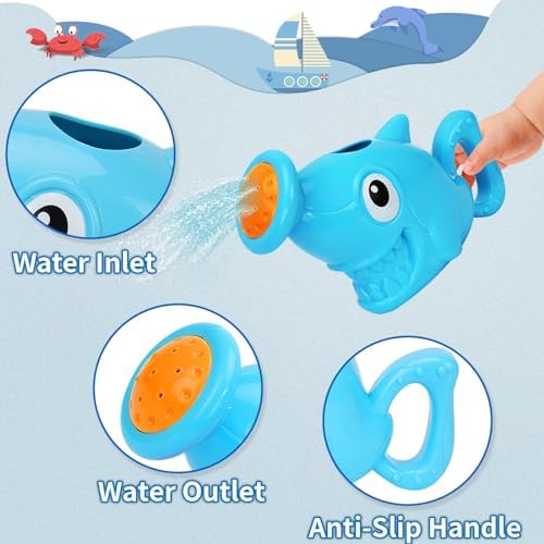 Bath Toys for Kids Ages 18 Months+, Mold Free Bath Boat - Image 4