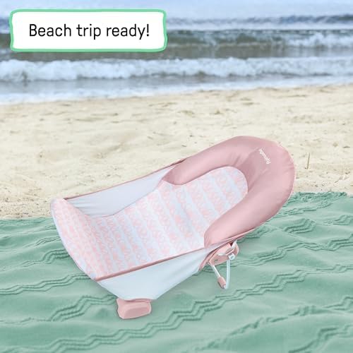 Ingenuity Foldaway 2-Position Bather, 2-Position Adjustable Support Baby Bath - Image 3