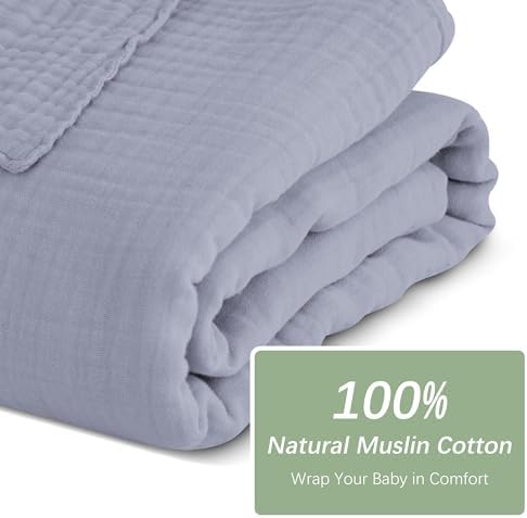 SWEET DOLPHIN Muslin Baby Bath Towels Blanket - Image 4