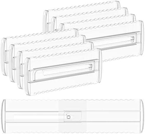 8 Pack 4" High Drawer Dividers for Clothes, 10.2"-16.5" Expandable by Unknown