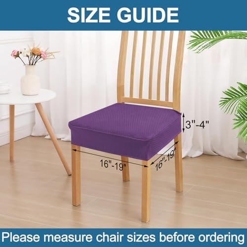Smiry Waterproof Seat Covers for Dining Room Chairs - Image 2