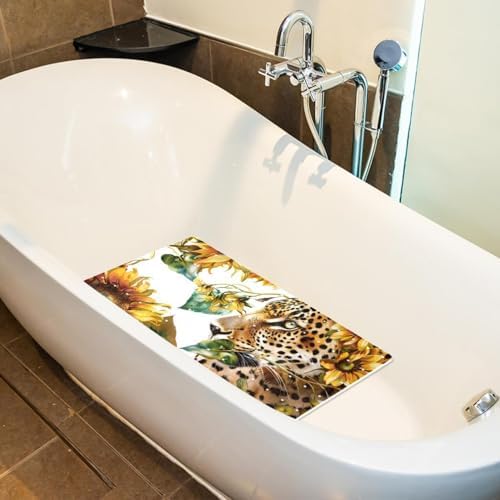 Non Slip Bathtub and Shower Mat 26.8x15.1 inch, Bath Mat - Image 5