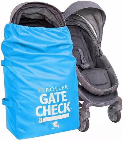 J.L. Childress Gate Check Bag for Single & Double Strollers, Neon Blue by JLChildressCoIncUSBaby