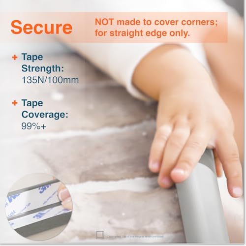 Roving Cove Furniture Edge Protector, Desk Edge Cover, Large 9ft Edge Only - Image 4