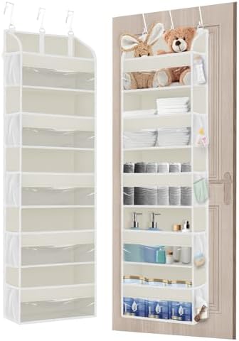 TAHAVICE 2 Pack Over the Door Storage Organizer by TAHAVICE
