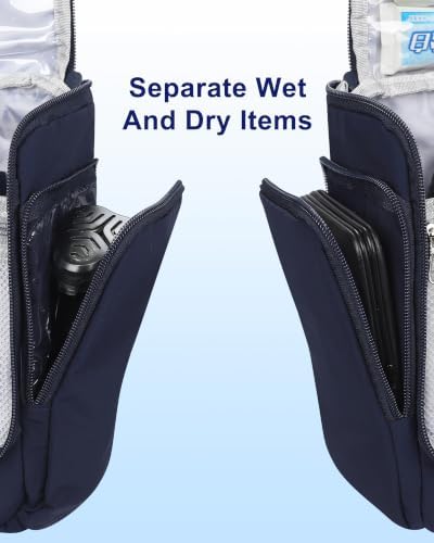 Relavel Hanging Toiletry Bag for Men, Travel Makeup Bag for Women - Image 3