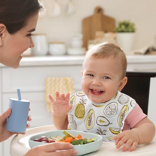 Waterproof Baby Bibs, 5 Pack Feeding Bibs - Image 5
