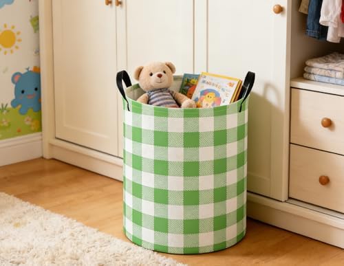 Kids Laundry Basket Grid Hamper - Image 4