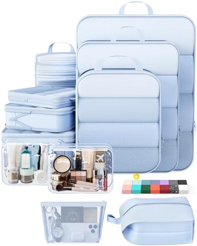 Veken 11 Set Compression Packing Cubes Garment Bags by Veken